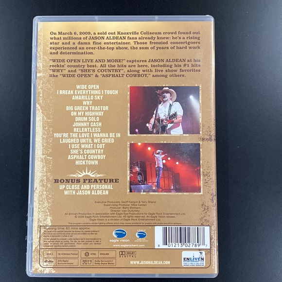 Jason Aldean: Wide Open Live & More! - DVD - Picture 2 of 4